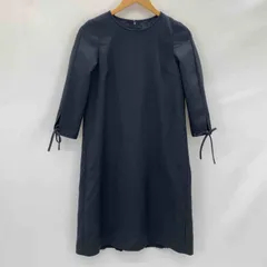 ANAYI アナイ レディース 長袖ワンピース 総裏 ネイビー レース