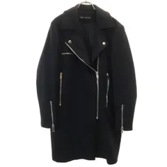 ZARA WOMAN ザラウーマン ダブルライダース ロングコート S ブラック レディース 古着のサムネイル