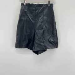 Heather   レディース ショートパンツ　ブラック　合皮