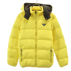 ARMANI JUNIOR アルマーニジュニア ダウンジャケット 14A イエロー キッズ 古着
