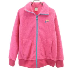 NIKE ナイキ ボア フリースジャケット M ピンク系 レディース 古着