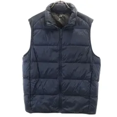 UNIQLO ユニクロ ウルトラライト ダウンベスト M ネイビー メンズ 古着