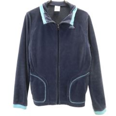 adidas アディダス ベロア トラックジャケット M グレー系 レディース 古着