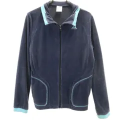 adidas アディダス ベロア トラックジャケット M グレー系 レディース 古着