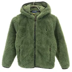 POLO RALPH LAUREN ポロラルフローレン ボアジャケット 7 カーキ キッズ 古着