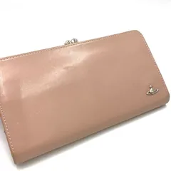 Vivienne Westwood ヴィヴィアンウエストウッド　財布　ウォレット　がま口　レザー　ピンク系　ロゴ　レディース　花柄