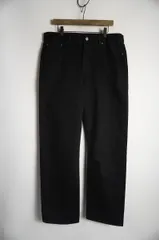 極美品 Levis リーバイス 501 STAY DARK ブラック デニム パンツ ジーンズ ボタンフライ 00501-3409 BLACK RINSE 黒 W36 L32 398Q★4