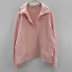 ZARA ザラ レディース スウェット トレーナー 襟付き ピンク