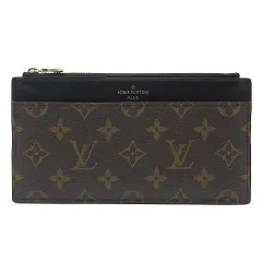 ルイヴィトン LOUIS VUITTON モノグラム スリムパース ファスナー付き 長財布 M80348 RFID