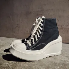 CONVERSE CT70 HI DE LUXE WEDGE BLACK 25.5cm 韓国限定 コンバース チャックテイラー デラックスウェッジ ブラック ハイカット A06478C