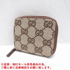 未使用級✨GUCCI グッチ GGキャンバス 小銭入れ ラウンドファスナー 