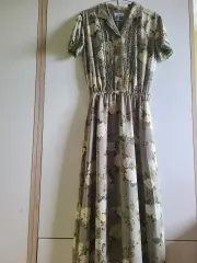 日本 ヴィンテージ ロング丈ワンピース