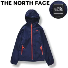 ノースフェイス THE NORTH FACE ハイドレナライト Hydrenalite ナイロン ジャケット ジップ パーカー ラグランスリーブ ロゴ プリント L ネイビー x レッド ボーイズ レディース ♪