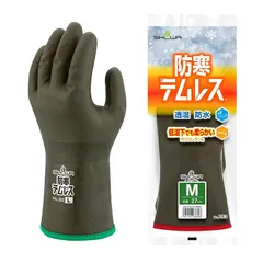 【新品】 ショーワグローブ 【防寒手袋】 No.282 防寒テムレス オリーブグリーン カーキ Mサイズ 1双 0