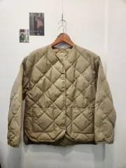 UNIQLO ユニクロ キルティング ジャケット sサイズ カーキ