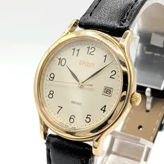SEIKO SPIRIT 5E32-6A3A Watch Quatz Ladies Round Gold dial Date Y2K 00S Vintage セイコー 時計 レディース クオーツ ラウンド ゴールド ゴールド文字盤 デイト ヴィンテージ 稼働品
