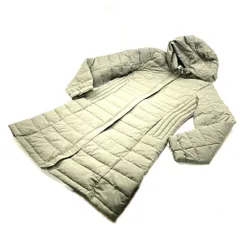 rm) Create one's life Go to by mizuno ミズノ ロング コート サイズ:Women's XL カーキ THERMAL PLUS サーモプラス ※中古 美品