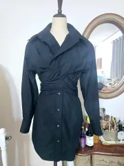 公式ホームページ購入) Alexander Wang アレキサンダーワング シャツワンピース 0(XS) ウエスト 24インチ