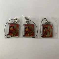 【未開封】 進撃の巨人 エレン イニシャル チャーム ストラップ セブンイレブン 3点セット 【まとめ売り】