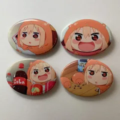 【まとめ売り】 干物妹うまるちゃん だえん缶バッジ 4点セット
