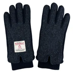 BEAMS ビームス B:MING by BEAMS ハリスツイード グローブ 手袋 ネイビー 正規品 / 53844