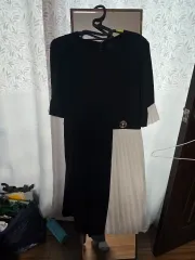 黒い半袖ONE PIECE L