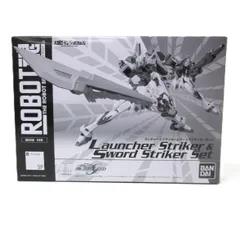 【中古】未開封　ROBOT魂＜SIDE MS＞ランチャーストライカー＆ソードストライカーセット エールストライクガンダム用換装パーツ 「機動戦士ガンダムSEED」 魂ウェブ バンダイ