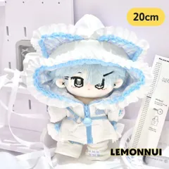 20cm30cm ぬいぐるみ服 着せ替え 水色 猫天使 激かわ ぬい活 推し活 推しぬい 綿人形 棉花娃娃 ちびぬい服 ちびぐるみ コットンドール cotton doll-B1112
