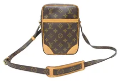 極美品 LOUIS VUITTON ルイヴィトン ダヌーブ ショルダーバッグ M45266 モノグラム PVC レザー ゴールド金具 中古 4b011143