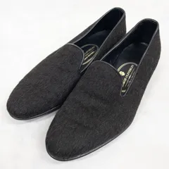 ◎GEORGE CLEVERLEY　ジョージクレバリー　× イノウエブラザーズ　スリッポン　ローファー　レザーシューズ　革靴　ブラウン　メンズ　7　a01259のサムネイル