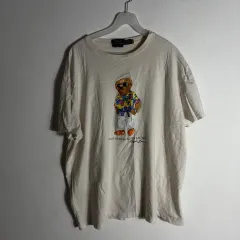 ポロ ラルフローレン ポロベア 半袖Tシャツ アイボリー (XL)