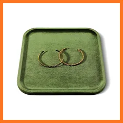 【新品】 Yinbeini ベルベット ジュエリートレー 指輪 ピアス ブレスレット ネックレス 収納 マルチアクセサリーディスプレイ 0