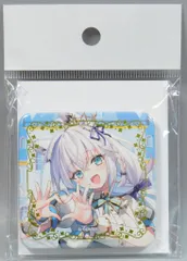 カバー株式会社 夏の推し活フブちゃんフェア!! hololive 白上フブキ/アイドルフブちゃんのスクエア缶バッジ