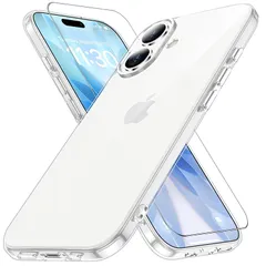 iPhone17 用 ケース クリア 米軍MIL規格 ガラスフィルム付き アイフォン17 用 ケース 耐衝撃 黄ばみ防止 耐久性 アイホン17 用 スマホケース ワイヤレス充電対応 SGS認証 あいほん17対応 あいふぉん17 用 カバー 6.3インチ 透 0