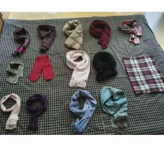 帽子、マフラー、靴下。お好きなものを選んでご使用になる方へ。35,000円（税抜）。その他、下着、外服のおまけ付き（内容をお読みください）。