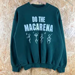 FRUIT OF THE LOOM 長袖 トレーナー メンズ Lサイズ 古着 ストリート ファッション Y2K 緑 609