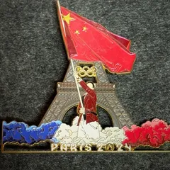 馬龍 12cm メタル缶バッジ 偏光 ??球グッズ 国?関連