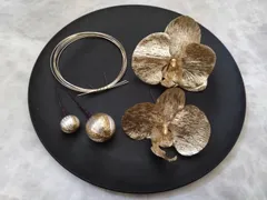 胡蝶蘭 髪飾り 結婚式 成人式 和装 卒業式 ウエディング ha232　袴　振袖