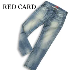 RED CARD レッドカード 16878U Rhythm★ ダメージ加工 スリム スキニー デニム パンツ ジーンズ Sz.29 メンズ 日本製