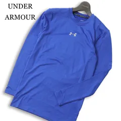【新品 未使用】 UNDER ARMOUR アンダーアーマー COLDGEAR 裏起毛★ 長袖 コンプレッション インナー シャツ Sz.L メンズ 紺