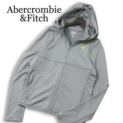 Abercrombie&Fitch アバクロンビー＆フィッチ 通年 ACTIVE★ フルジップ パーカー フーディー Sz.M メンズ 灰 グレー