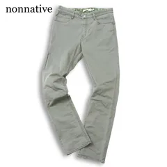 nonnative ノンネイティブ NN-P3720 通年 ストレッチ★ スリム テーパード デニム パンツ ジーンズ Sz.0 メンズ 灰 日本製のサムネイル
