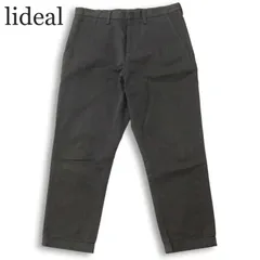 lideal リディアル 通年 ボタンフライ★ チノ スラックス パンツ Sz.31 メンズ 灰 グレー 日本製のサムネイル