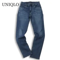UNIQLO ユニクロ 秋冬 USED加工 ヒートテック★ ウルトラストレッチ デニム パンツ ジーンズ Sz.29 メンズ バイク