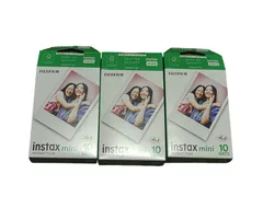 【外箱開封済み】【本体・未使用・未開封】FUJIFILM instax mini インスタックスミニフィルム10枚入3箱