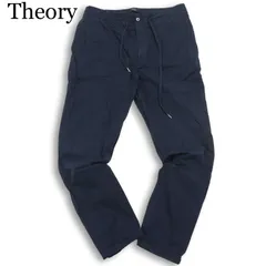 Theory セオリー 【HUNTER SLUB POPLIN】通年 ストレッチ★ イージー テーパード パンツ Sz.32 メンズ 紺 ネイビーのサムネイル