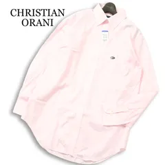 【新品 未使用】 CHRISTIAN ORANI クリスチャンオラーニ 通年★ ワイシャツ ボタンダウン Sz.LL-88 メンズ 大きいサイズ