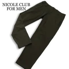 NICOLE CLUB FOR MEN ニコルクラブ フォーメン 通年 ガム ストレッチ チノパン★ 撥水加工 スラックス パンツ Sz.48 メンズのサムネイル