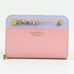 サマンサタバサ プチチョイス 二つ折り財布 小銭入れあり ウォレット ブランド レディース ピンク Samantha Thavasa 【中古】