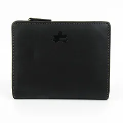 ロゴス 二つ折り財布 レザー 小銭入れあり ウォレット ブランド メンズ ブラック LOGOS 【中古】のサムネイル
